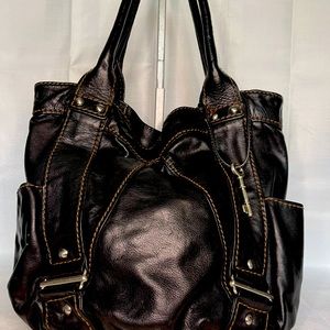 Fossil LE lamb skin large hobo bag
